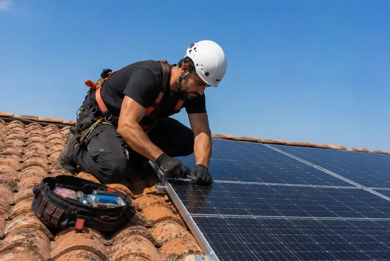 Maintenance et monitoring de panneaux solaires à Carquefou